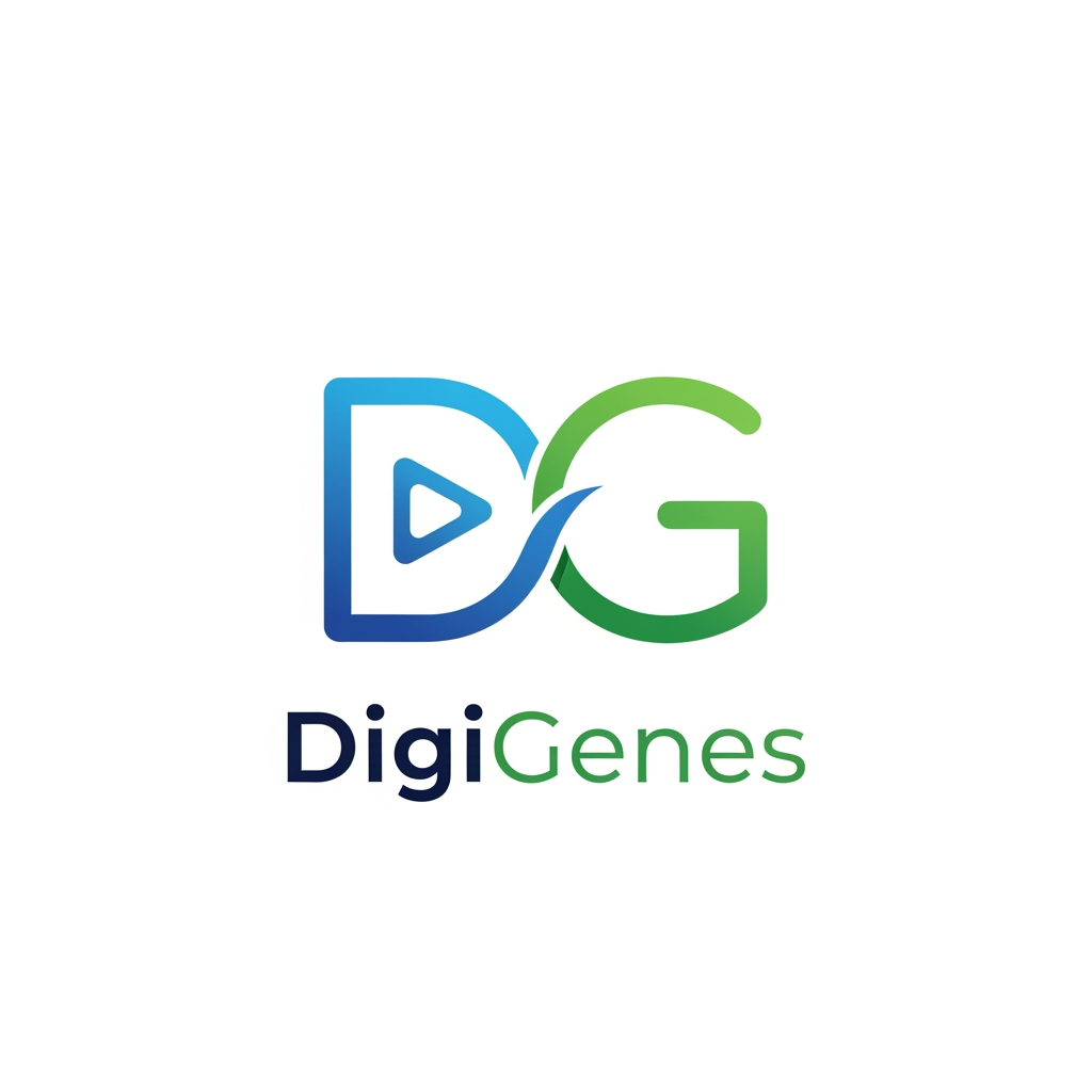 AI Design for behave like a professional designer

i want a logo for digital markeitng company name - DigiGenes
i wnat minimal good conceptual logo deisgn

i want D and G creatively in the logo
the logo shoudl be minimal.. no exatra grpahical element needed.. onyl these two lette rin the logo

no words needed onyl - D and g