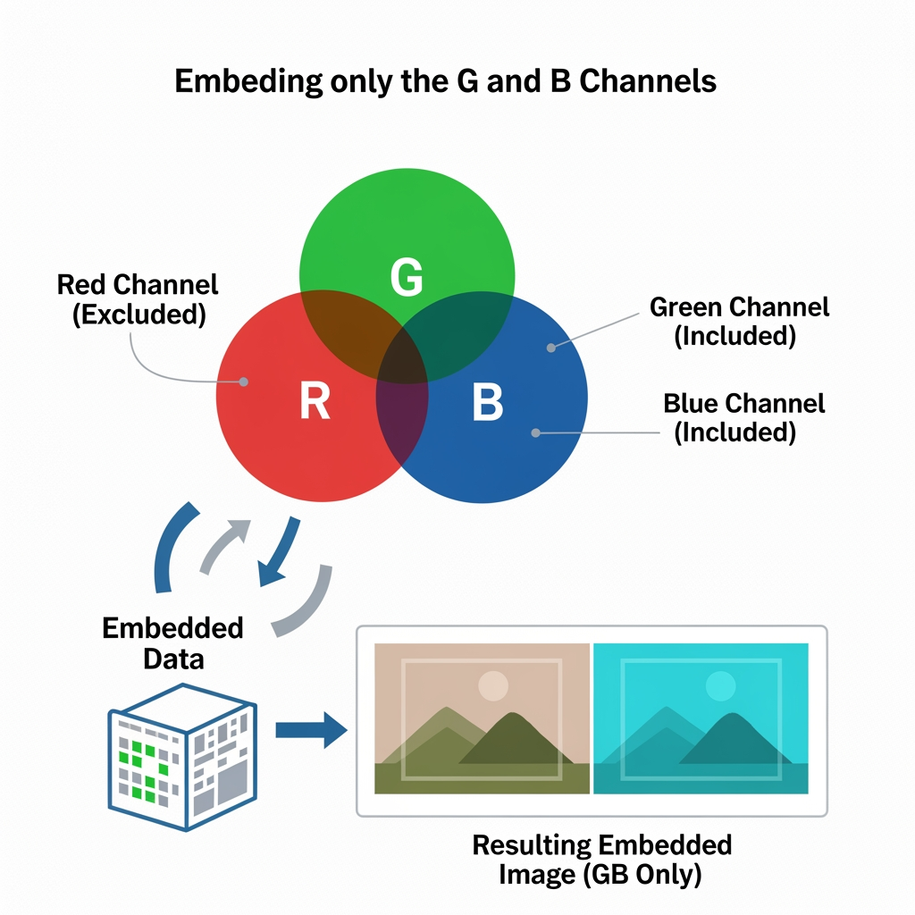 AI Design for Can we embedd g and b only
