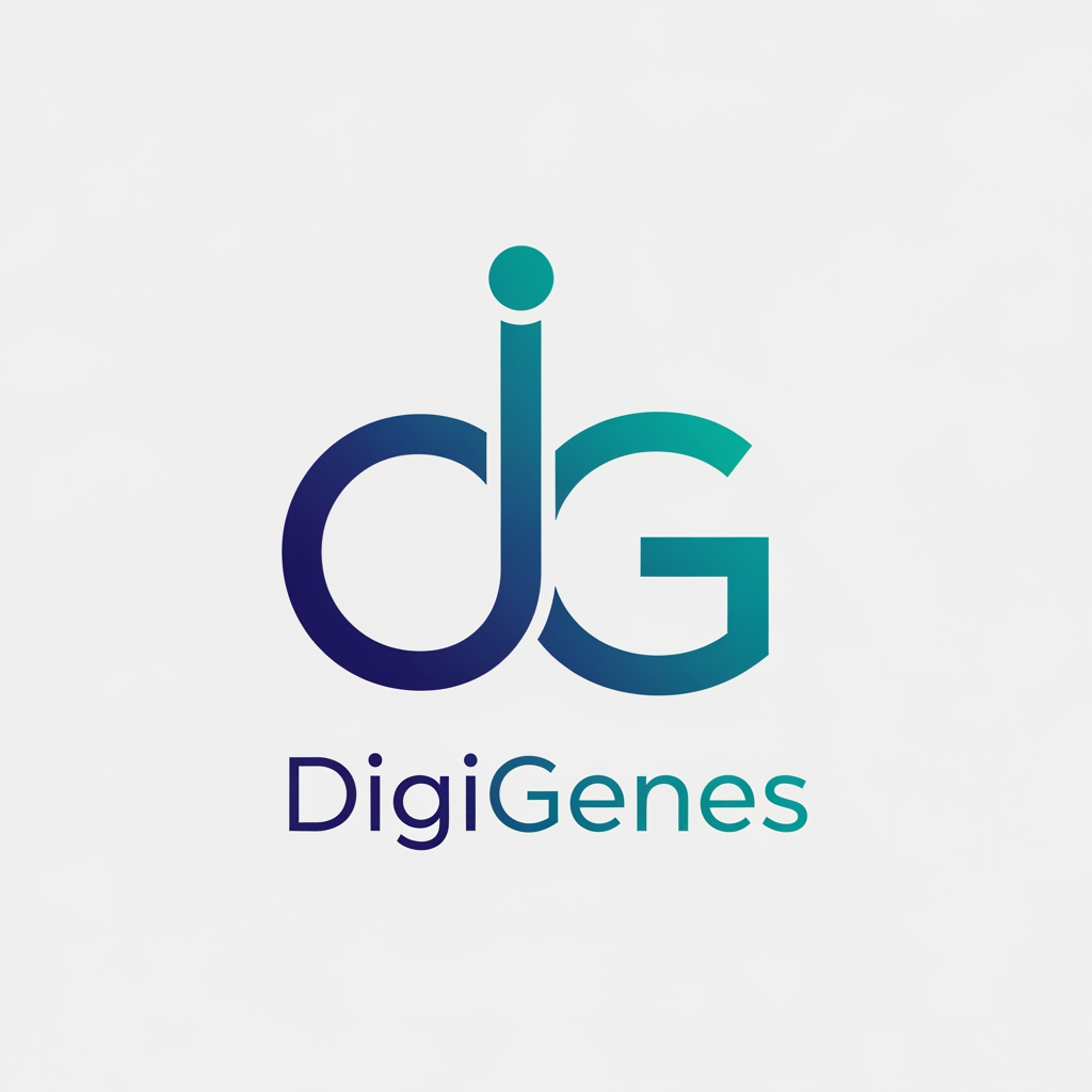 AI Design for behave like a professional designer

i want a logo for digital markeitng company name - DigiGenes
i wnat minimal good conceptual logo deisgn

i want D and G creatively in the logo
the logo shoudl be minimal.. no exatra grpahical element needed.. onyl these two lette rin the logo

no words needed onyl - D and g

please EMBEDD g and b only

donty include the name - digigenes

only two letter d and g