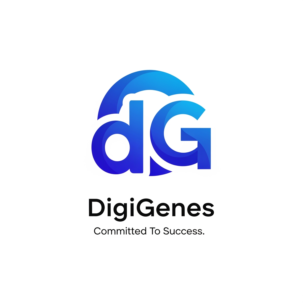 AI Design for Create a premium, modern, award-winning monogram logo for a digital marketing and branding agency named "DigiGenes".
Design Concept:
Create a custom symbol by intelligently merging a lowercase "d" and an uppercase "G" into one unified geometric mark.
* The vertical stem and top structure should form a clean lowercase "d".
* The curved outer shape should simultaneously form a bold uppercase "G".
* Both letters must share the same geometry and feel like a single continuous symbol.
* The logo should look clever, memorable, and instantly recognizable.
Style:
* Minimalist
* Modern
* Geometric
* Premium
* Flat vector
* Smooth rounded corners
* Perfect symmetry and proportions
* Corporate-tech aesthetic
* Suitable for app icon, favicon, website, visiting card, and billboard
Color Direction:
Use a vibrant premium gradient:
Option 1:
Electric Blue → Deep Navy → Purple
Option 2:
Royal Blue → Cyan → Indigo
Option 3:
Orange → Coral → Magenta blending into Deep Blue
The gradient should feel premium and modern, similar to global technology brands.
Design Requirements:
* Clean negative space
* No outlines
* No shadows
* No clipart
* No marketing icons
* No DNA strands
* No arrows
* No social media symbols
* No generic agency elements
Visual Inspiration:
Stripe
Linear
Atlassian
Dropbox
Adobe
Meta
Paytm
PhonePe
Logo Structure:
* Outer curved form creates a bold "G"
* Inner vertical structure creates a lowercase "d"
* Letters should be visible but subtly integrated
* The intersection between d and G should feel elegant and intentional
Presentation:
Display on a pure white background.
Show the symbol large and centered.
Use high-end branding presentation style.
Behance-quality logo design.
Dribbble-featured aesthetic.
Billion-dollar startup branding quality.
Text:
DigiGenes
Committed To Success.
The final logo should feel like a premium SaaS, AI, technology, and branding company rather than a traditional digital marketing agency.