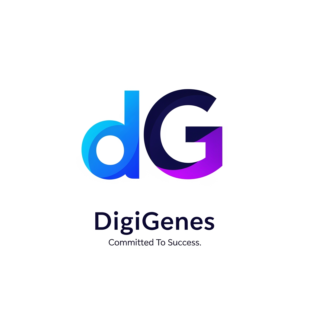 AI Design for Create a premium, modern, award-winning monogram logo for a digital marketing and branding agency named "DigiGenes".
Design Concept:
Create a custom symbol by intelligently merging a lowercase "d" and an uppercase "G" into one unified geometric mark.
* The vertical stem and top structure should form a clean lowercase "d".
* The curved outer shape should simultaneously form a bold uppercase "G".
* Both letters must share the same geometry and feel like a single continuous symbol.
* The logo should look clever, memorable, and instantly recognizable.
Style:
* Minimalist
* Modern
* Geometric
* Premium
* Flat vector
* Smooth rounded corners
* Perfect symmetry and proportions
* Corporate-tech aesthetic
* Suitable for app icon, favicon, website, visiting card, and billboard
Color Direction:
Use a vibrant premium gradient:
Option 1:
Electric Blue → Deep Navy → Purple
Option 2:
Royal Blue → Cyan → Indigo
Option 3:
Orange → Coral → Magenta blending into Deep Blue
The gradient should feel premium and modern, similar to global technology brands.
Design Requirements:
* Clean negative space
* No outlines
* No shadows
* No clipart
* No marketing icons
* No DNA strands
* No arrows
* No social media symbols
* No generic agency elements
Visual Inspiration:
Stripe
Linear
Atlassian
Dropbox
Adobe
Meta
Paytm
PhonePe
Logo Structure:
* Outer curved form creates a bold "G"
* Inner vertical structure creates a lowercase "d"
* Letters should be visible but subtly integrated
* The intersection between d and G should feel elegant and intentional
Presentation:
Display on a pure white background.
Show the symbol large and centered.
Use high-end branding presentation style.
Behance-quality logo design.
Dribbble-featured aesthetic.
Billion-dollar startup branding quality.
Text:
DigiGenes
Committed To Success.
The final logo should feel like a premium SaaS, AI, technology, and branding company rather than a traditional digital marketing agency.