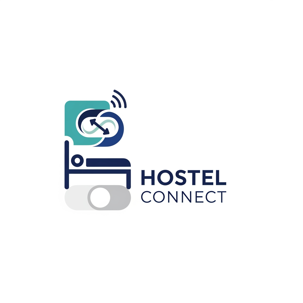 AI Design for I want logo for hostel managment software