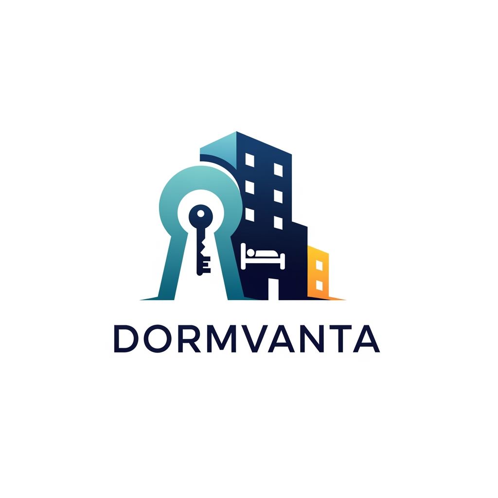 AI Design for my product name is Dormvanta and is is based on hostel management and i want logo for that with more creative and unique