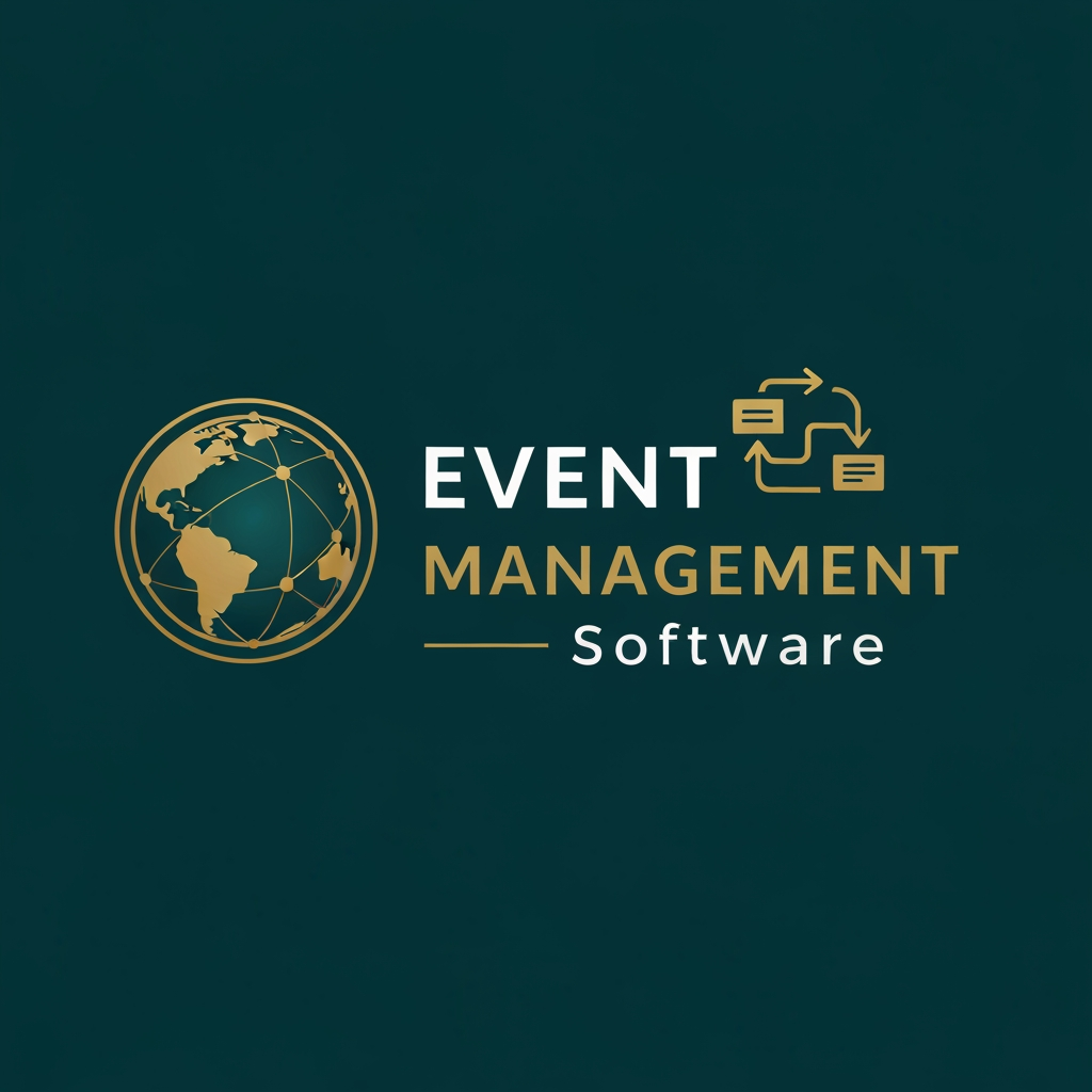 AI Design for I want logo for event management software with more creative and unique