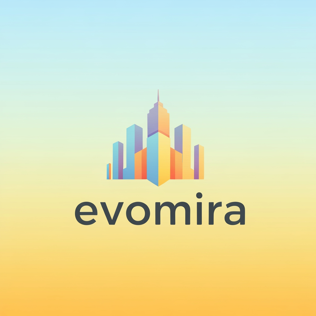 AI Design for I want logo for event management software with more creative and unique and my software name is Evomira