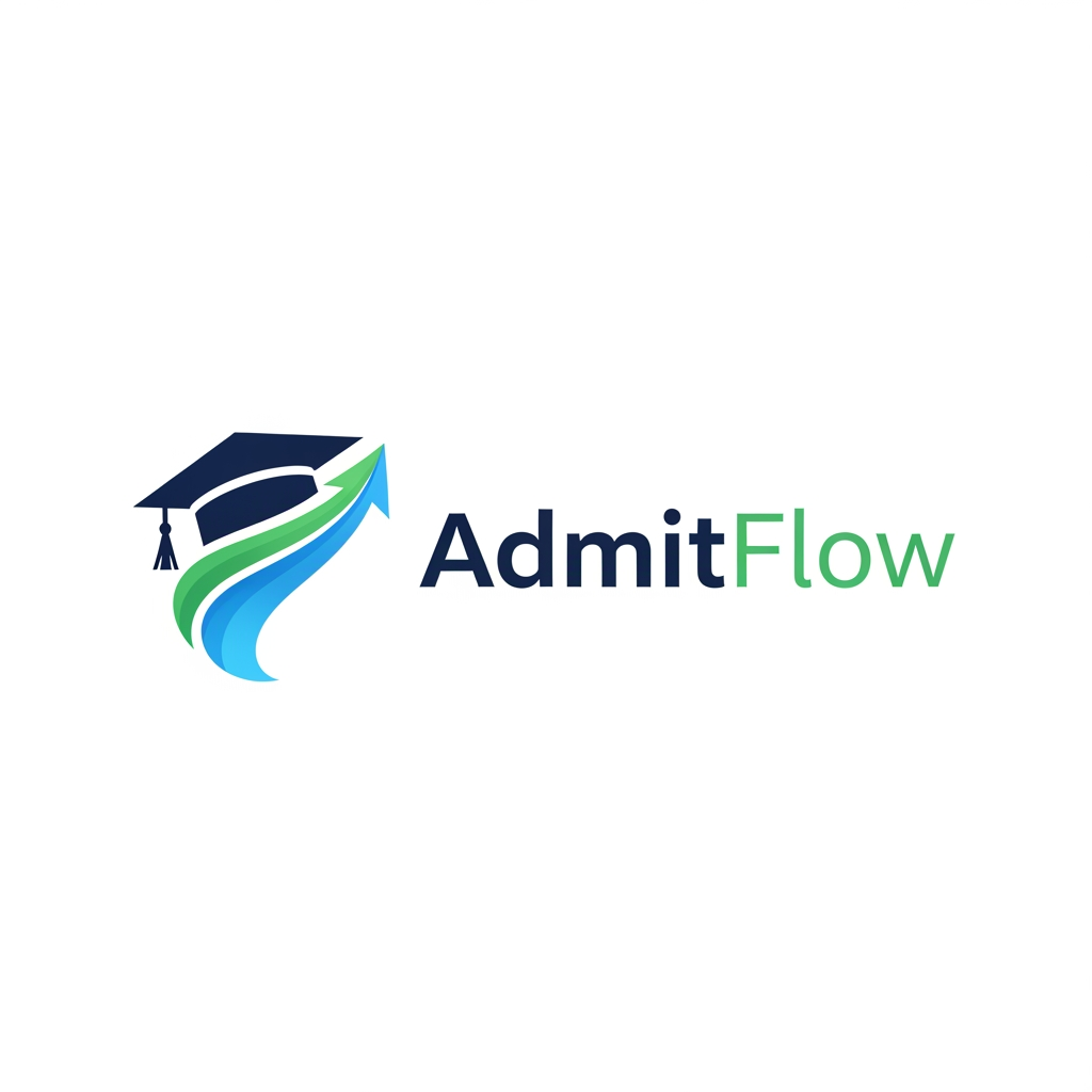 AI Design for I want logo for admission software
