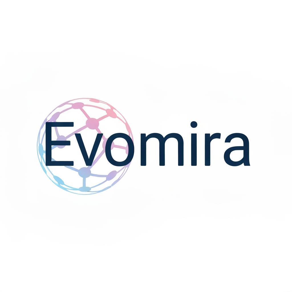 AI Design for I want logo for event management software with more creative and unique and my software name is Evomira