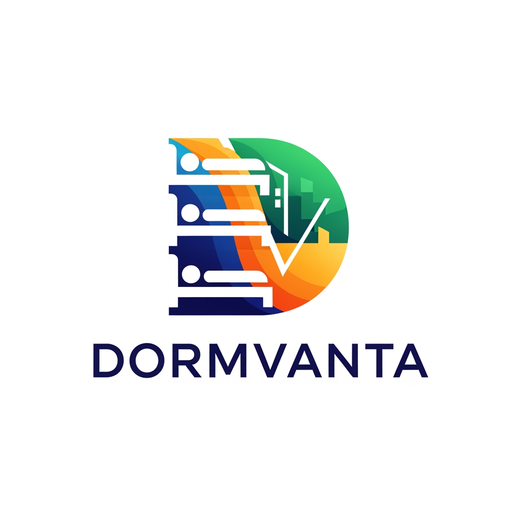 AI Design for my product name is Dormvanta and is is based on hostel management and i want logo for that with more creative and unique