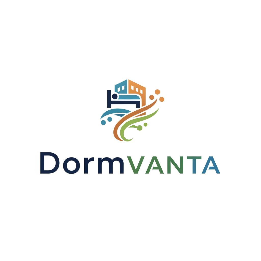 AI Design for my product name is Dormvanta and is is based on hostel management and i want logo for that with more creative and unique
