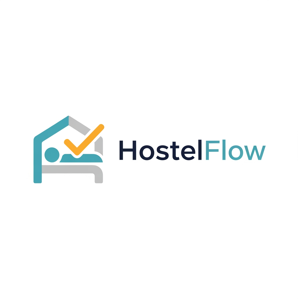AI Design for I want logo for hostel managment software