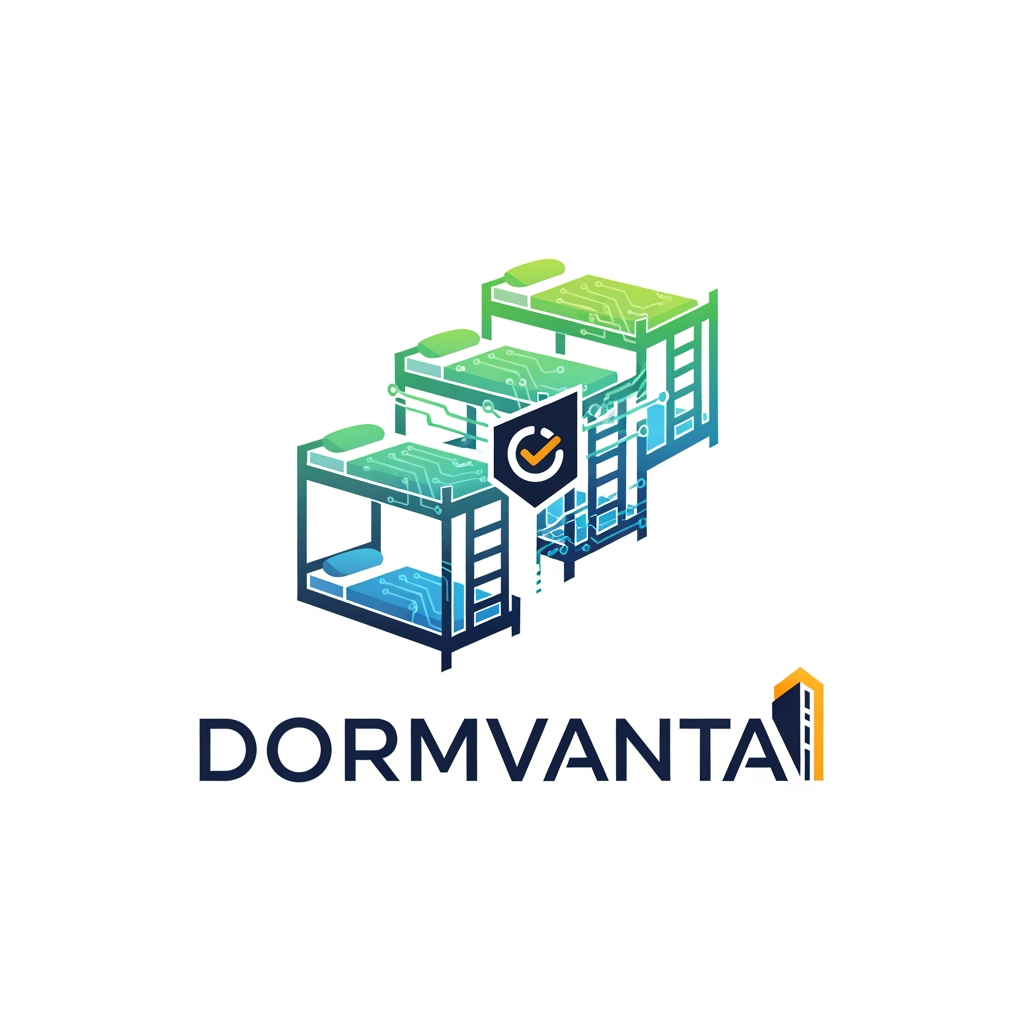 AI Design for my product name is Dormvanta and is is based on hostel management and i want logo for that with more creative and unique
