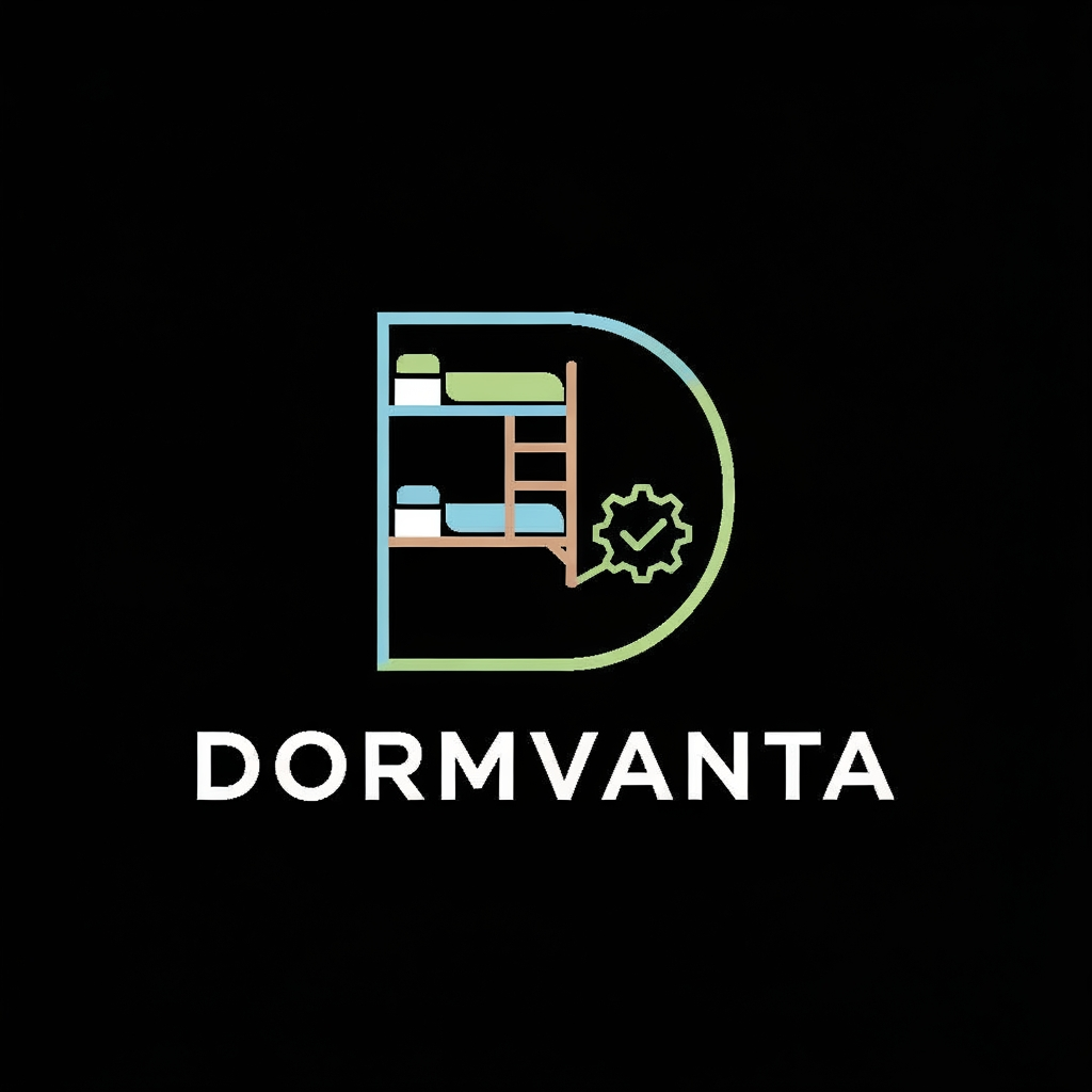 AI Design for my product name is Dormvanta and is is based on hostel management and i want logo for that with more creative and unique