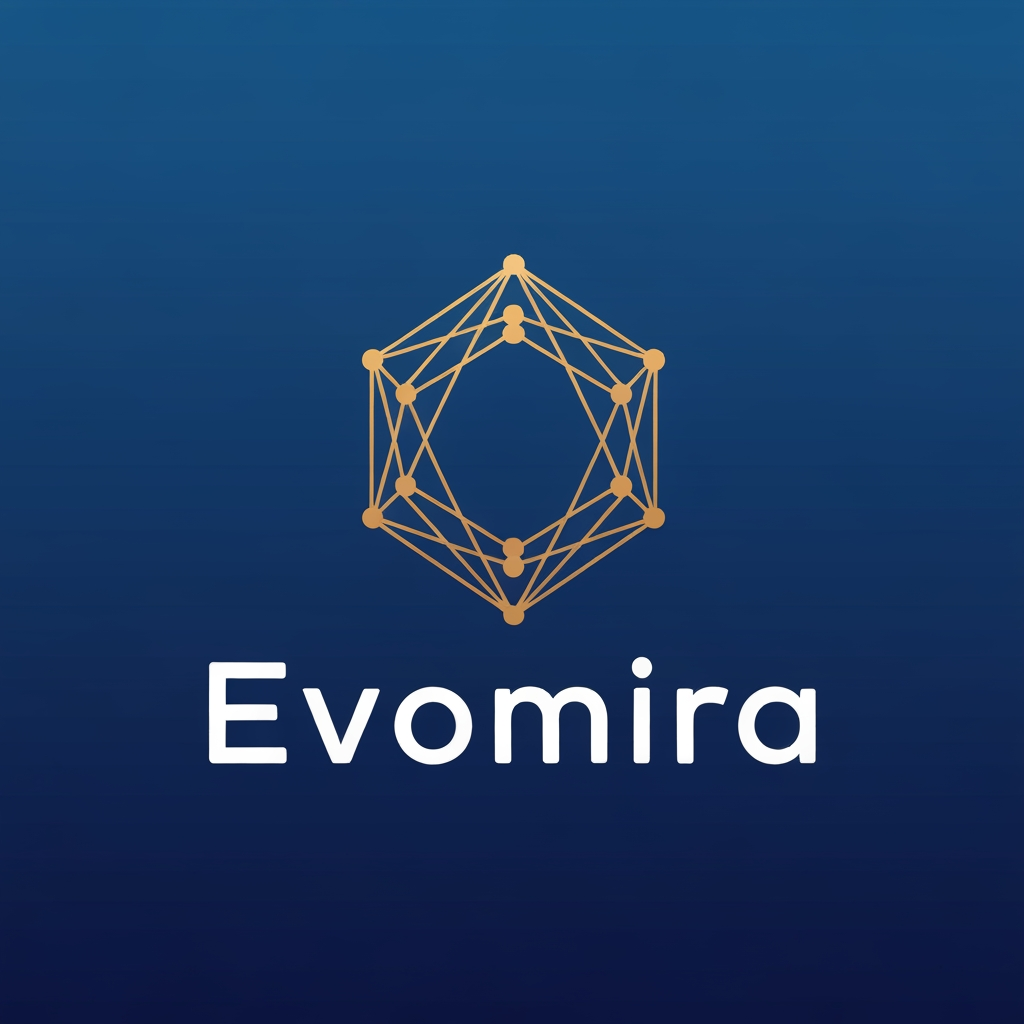 AI Design for I want logo for event management software with more creative and unique and my software name is Evomira