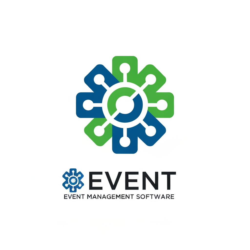 AI Design for I want logo for event management software with more creative and unique