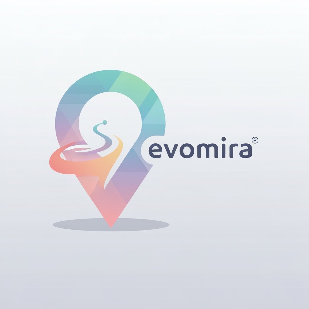 AI Design for I want logo for event management software with more creative and unique and my software name is Evomira