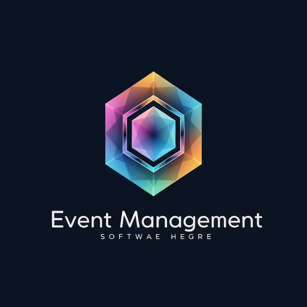 AI Design for I want logo for event management software with more creative and unique