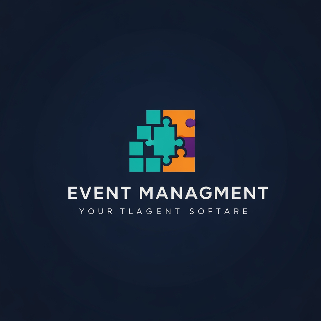 AI Design for I want logo for event management software with more creative and unique