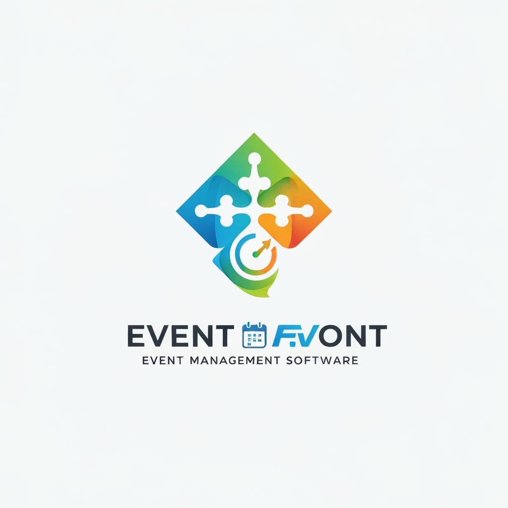 AI Design for I want logo for event management software with more creative and unique