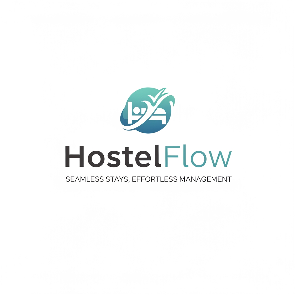 AI Design for I want logo for hostel managment software