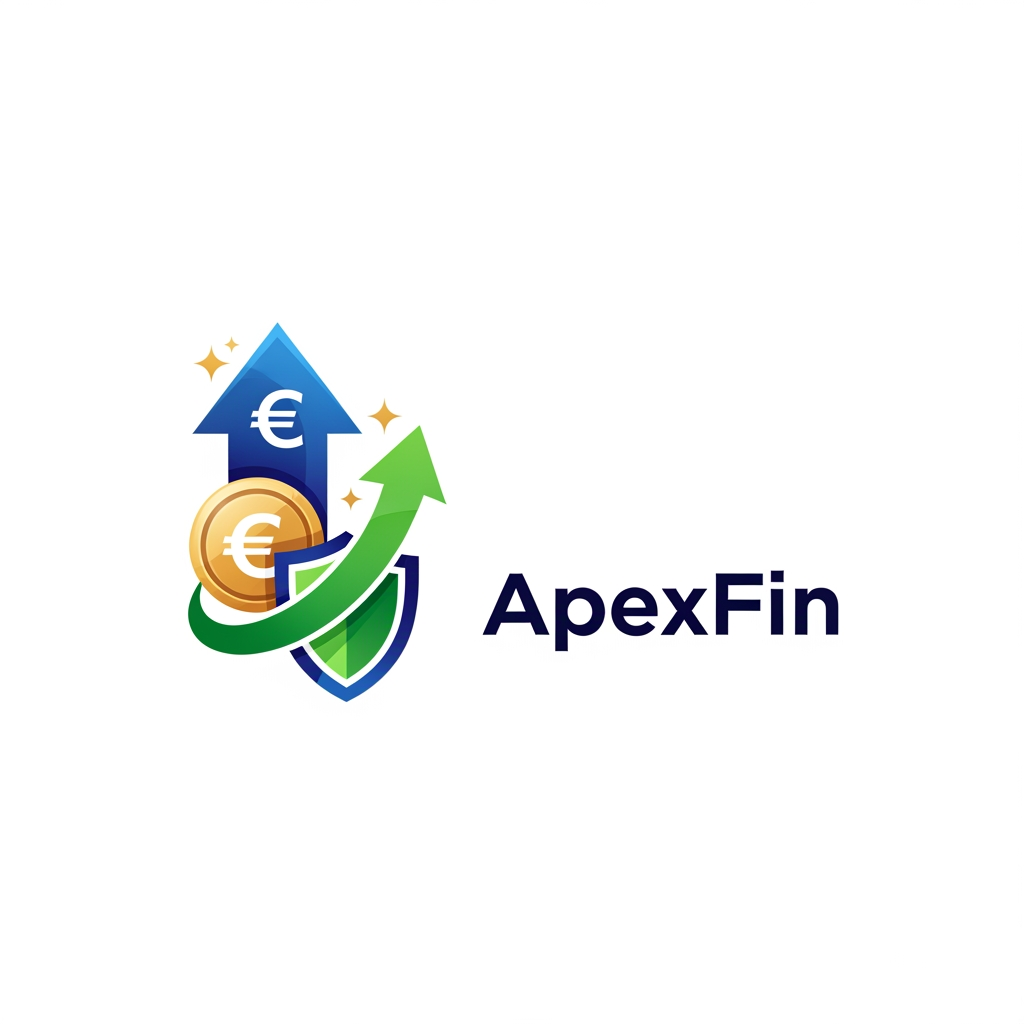 AI Design for I want logo for Finance software with currency, security and growth