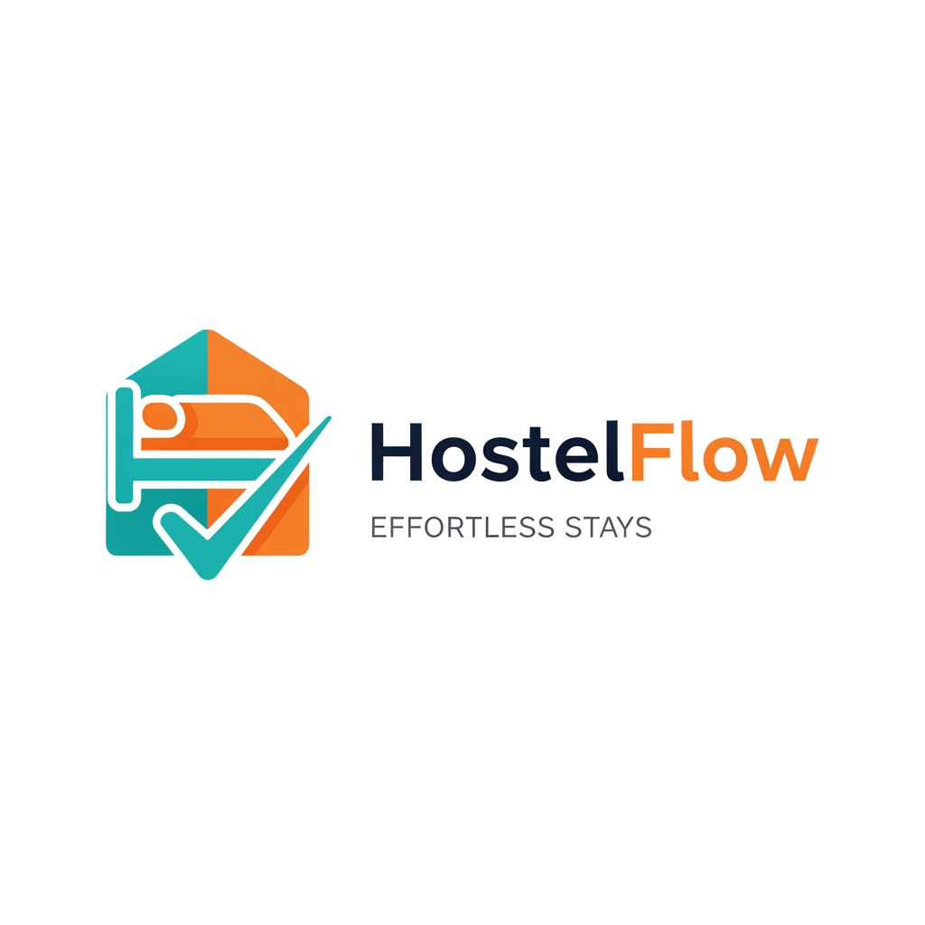 AI Design for I want logo for hostel managment software