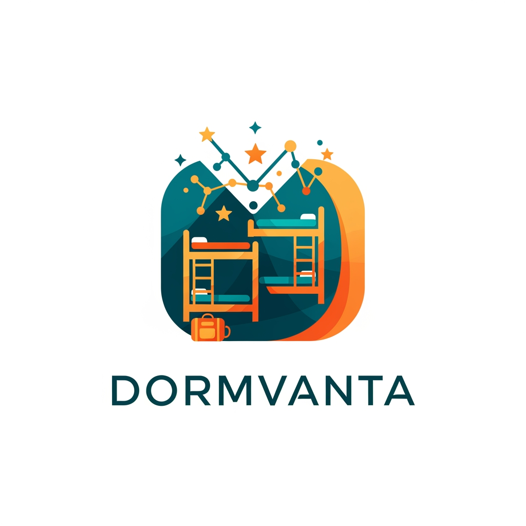 AI Design for my product name is Dormvanta and is is based on hostel management and i want logo for that with more creative and unique