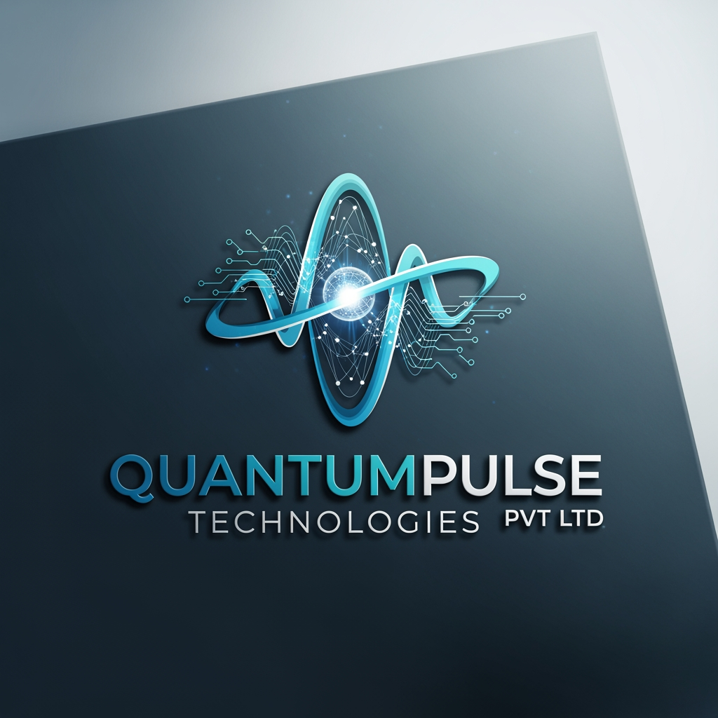 AI Design for I want a logo for my organisation named Quantumpulse technologies pvt ltd