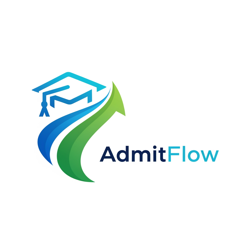 AI Design for I want logo for admission software