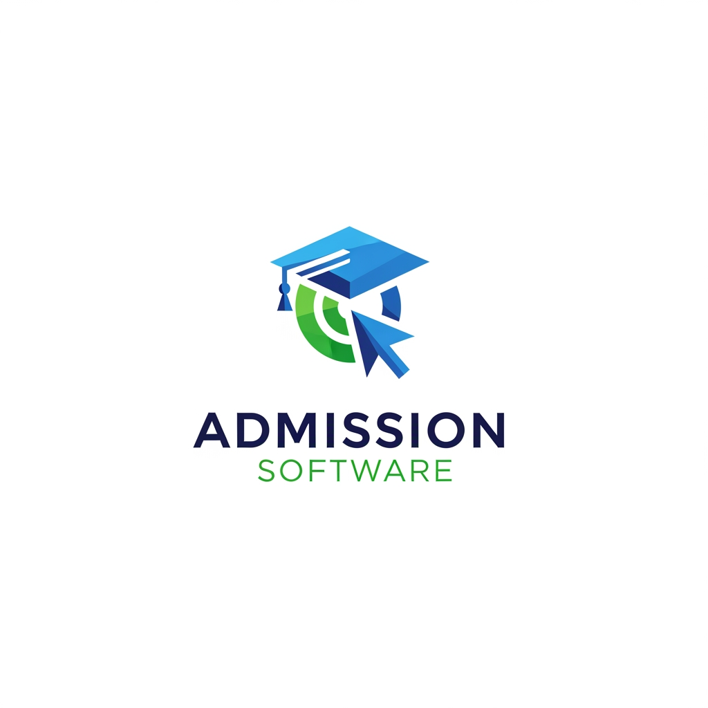 AI Design for I want logo for admission software