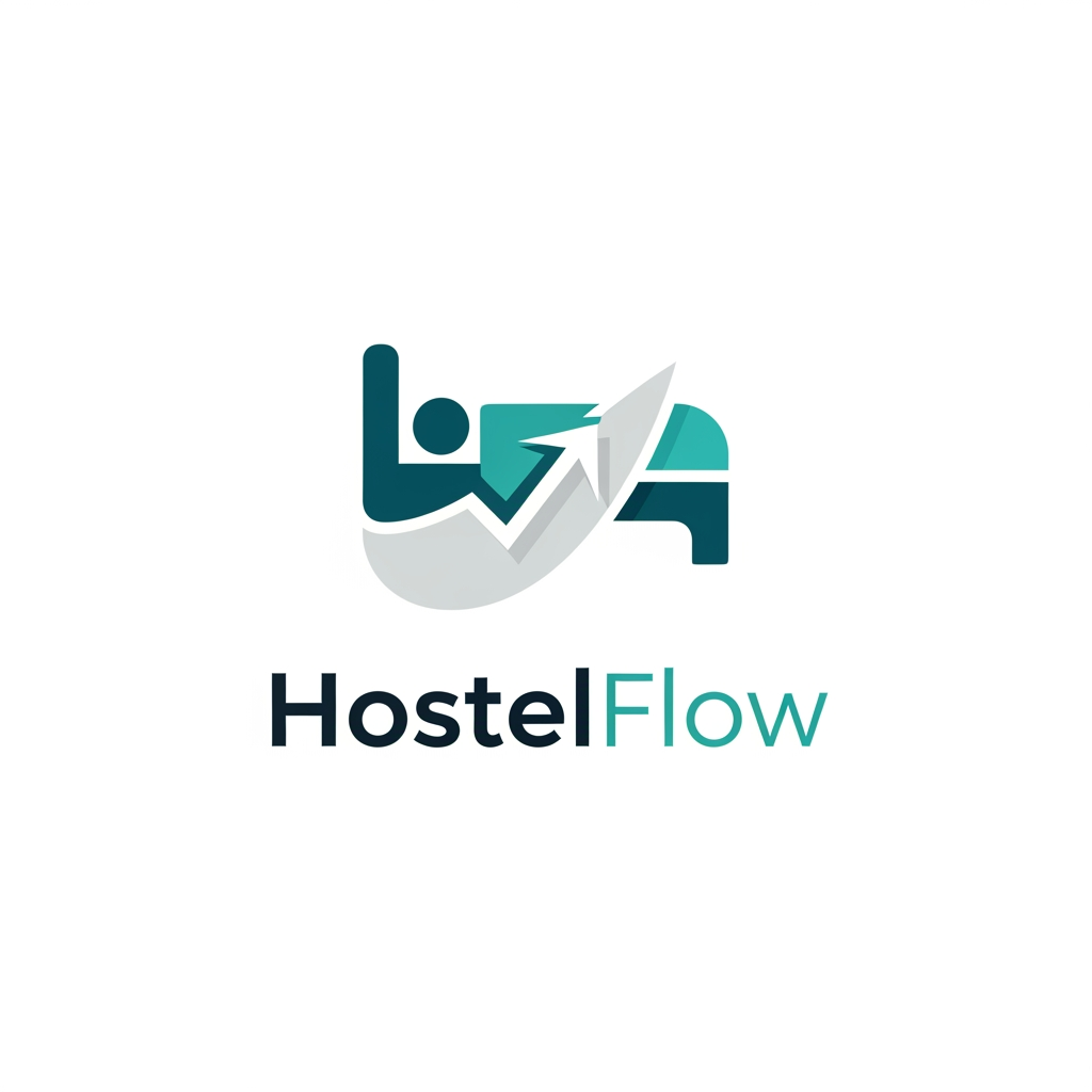 AI Design for I want logo for hostel managment software