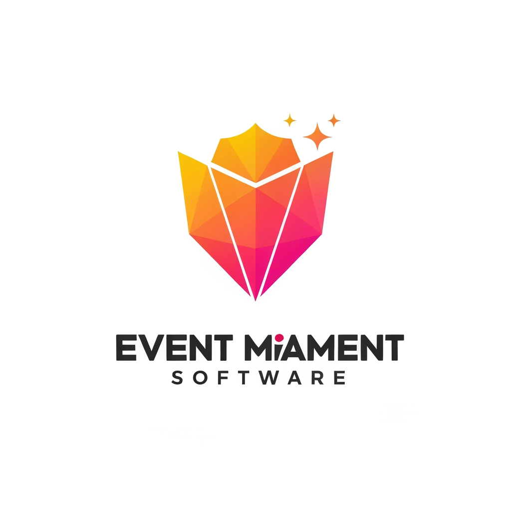 AI Design for I want logo for event management software with more creative and unique