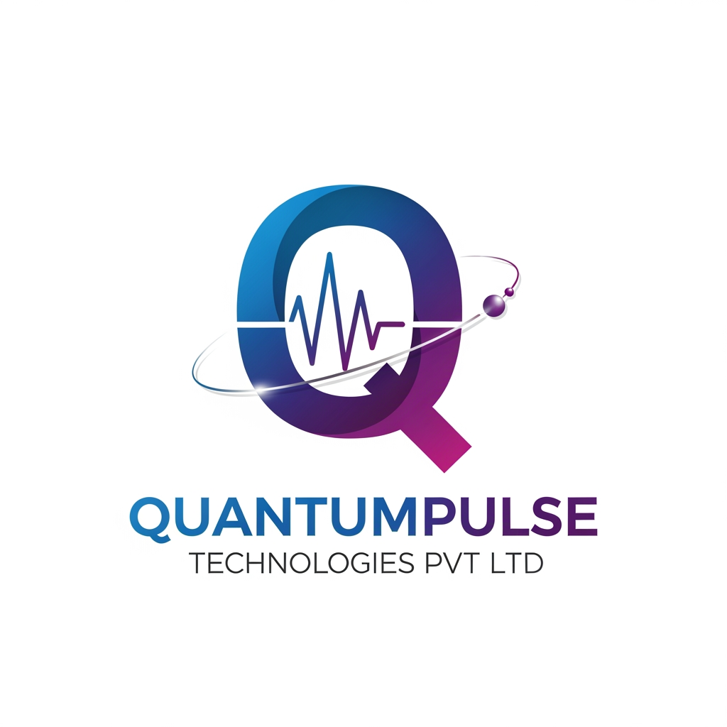 AI Design for I want a logo for my organisation named Quantumpulse technologies pvt ltd
