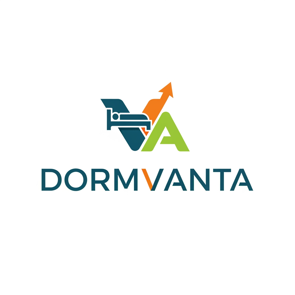 AI Design for my product name is Dormvanta and is is based on hostel management and i want logo for that with more creative and unique