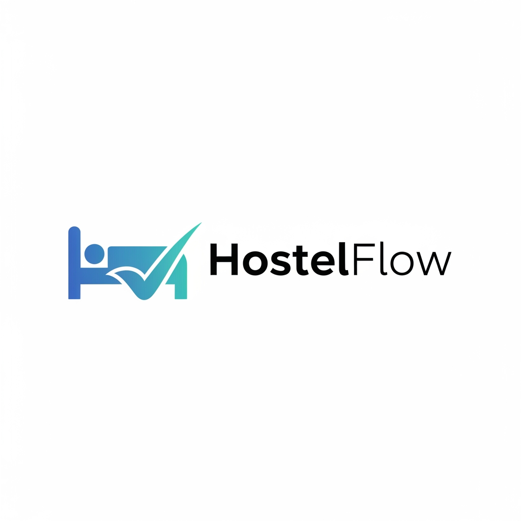 AI Design for I want logo for hostel managment software