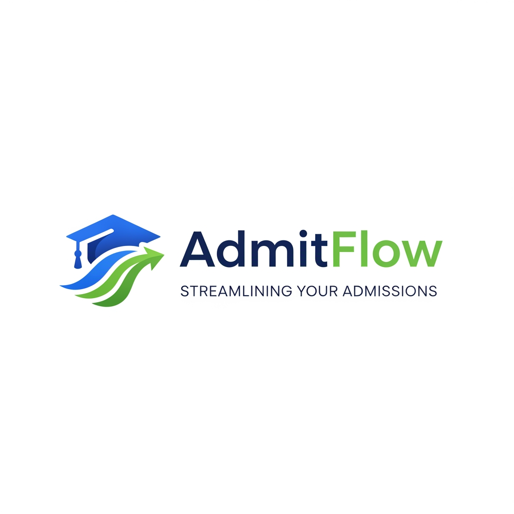 AI Design for I want logo for admission software