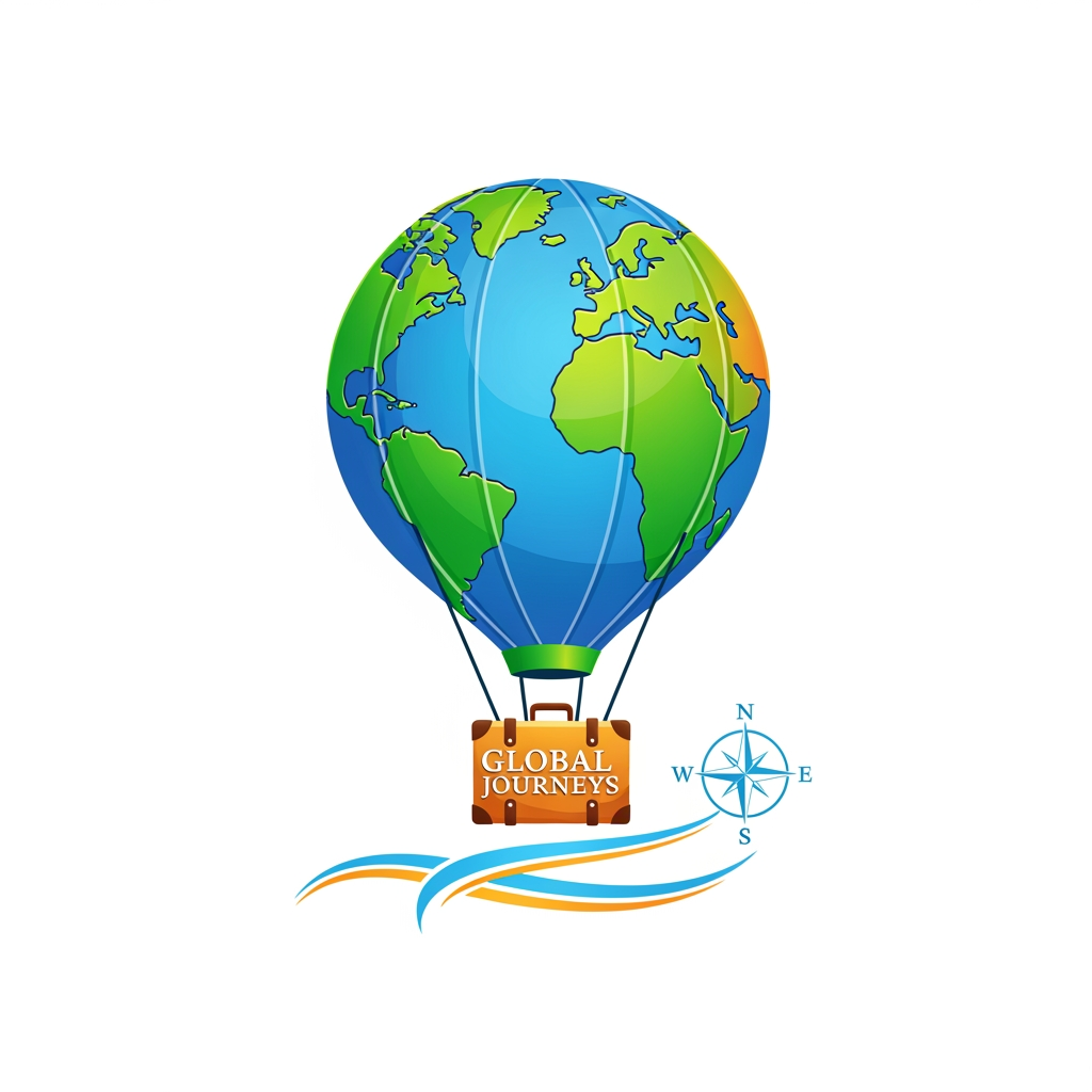 AI Design for I need a logo for travel agency, something intersting. give me options