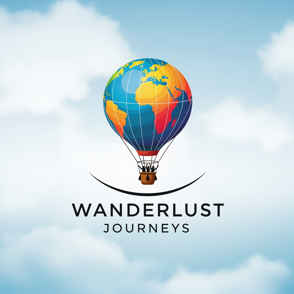 AI Design for I need a logo for travel agency, something intersting. give me options