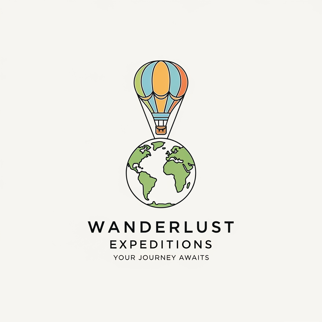 AI Design for I need a logo for travel agency, something intersting. give me options