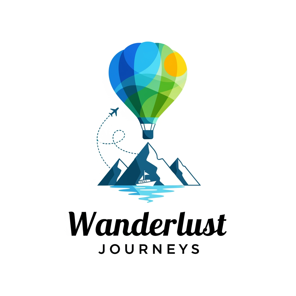 AI Design for I need a logo for travel agency, something intersting. give me options
