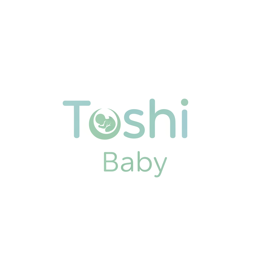 AI Design for i wanted to create three diffrent logo for baby care brand , the name will be toshi baby and in o a baby is encraved in it make it appealing