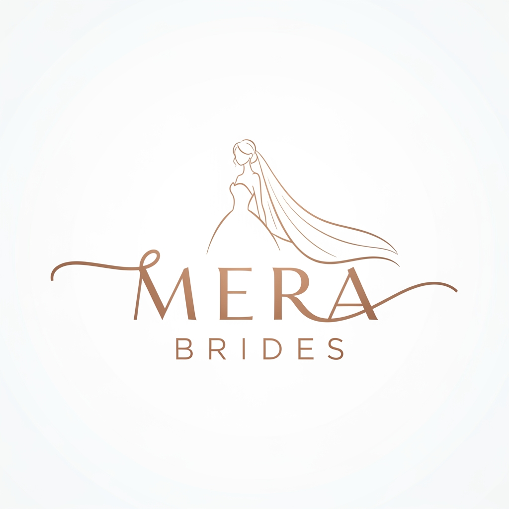 AI Design for need a logo for clothing brand named MERA Brides