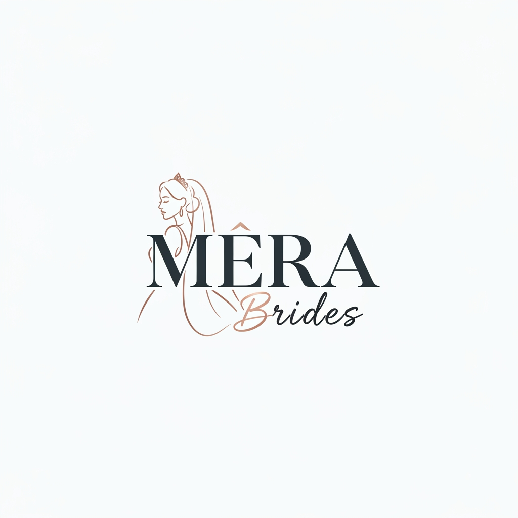 AI Design for need a logo for clothing brand named MERA Brides