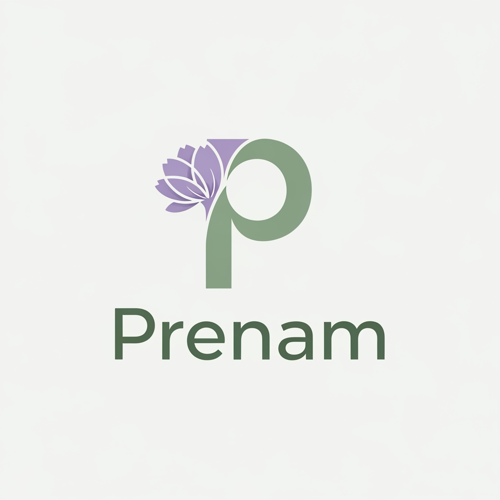 AI Design for prenam name se ek logo banao