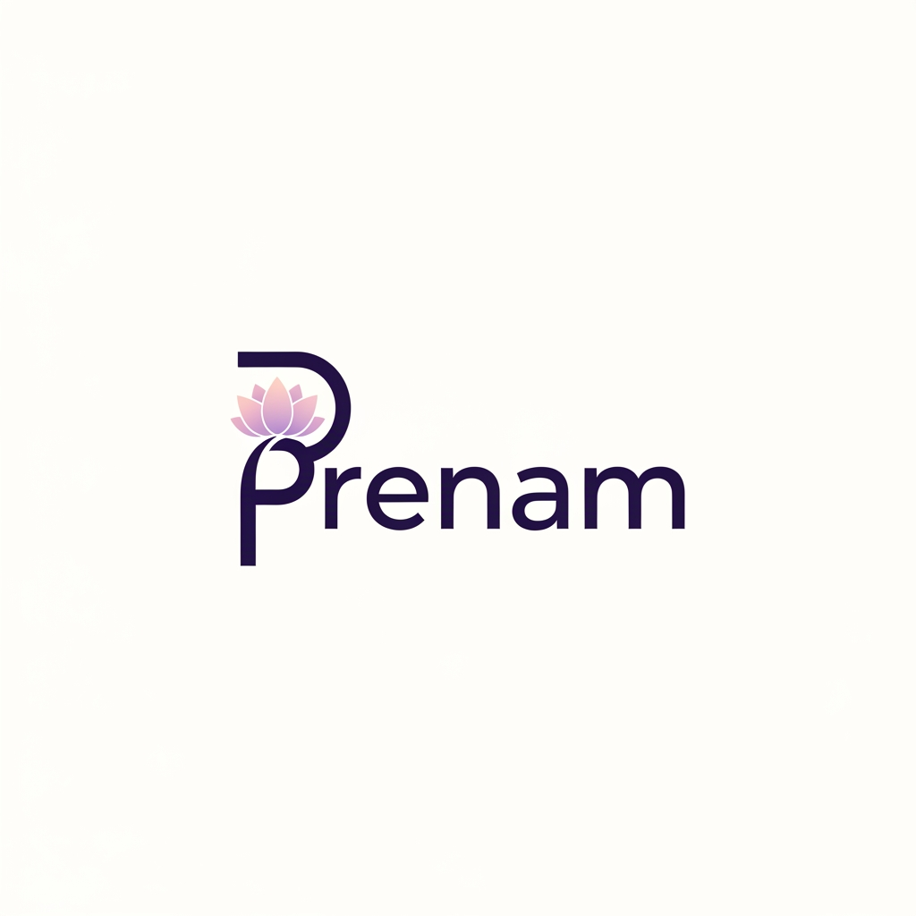 AI Design for prenam name se ek logo banao