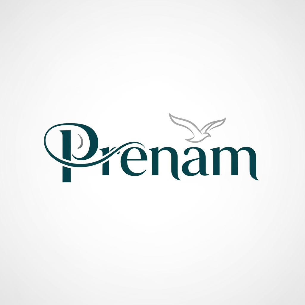 AI Design for prenam name se ek logo banao
