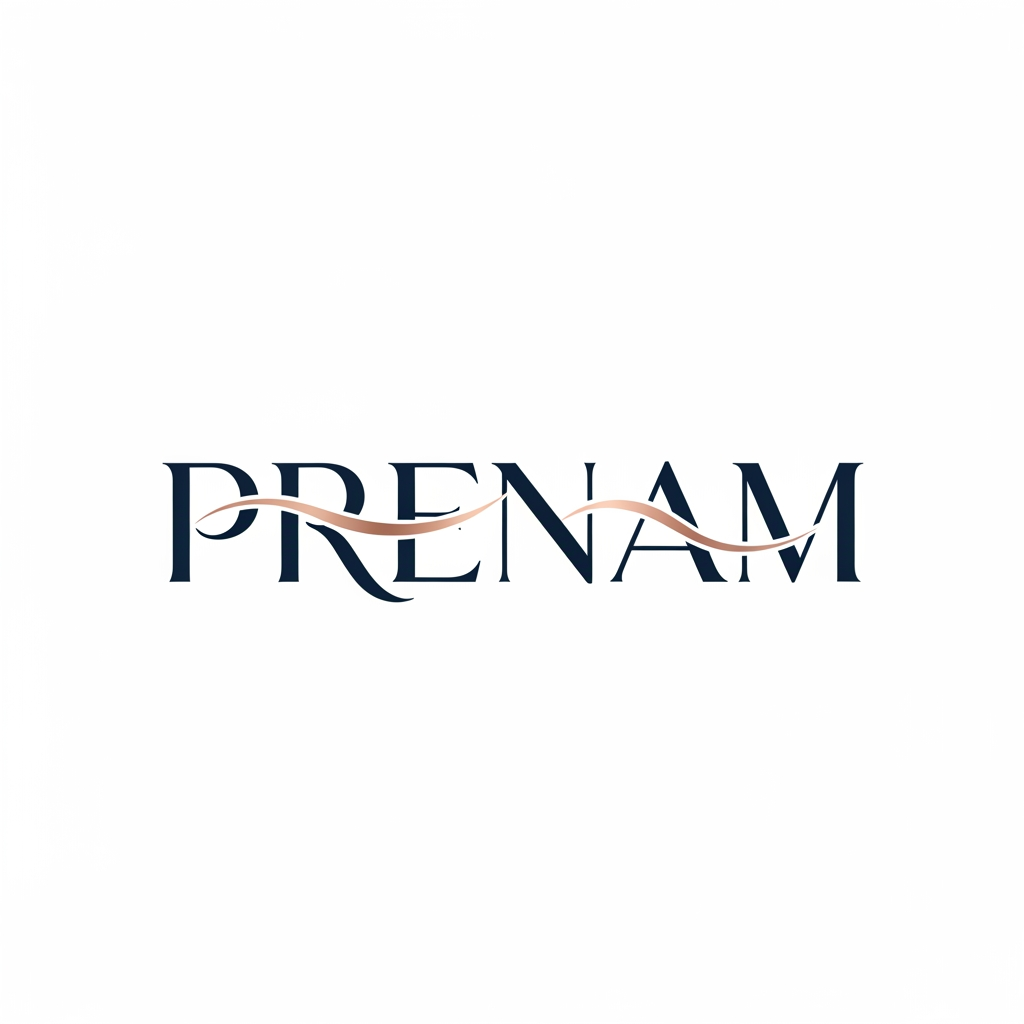 AI Design for prenam name se ek logo banao