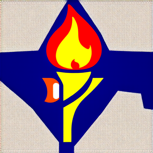 AI Design for Torch but flame is star 