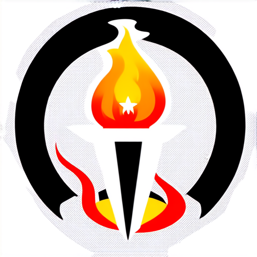 AI Design for Torch but flame is star 