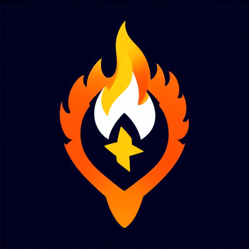 AI Design for Torch but flame is star 