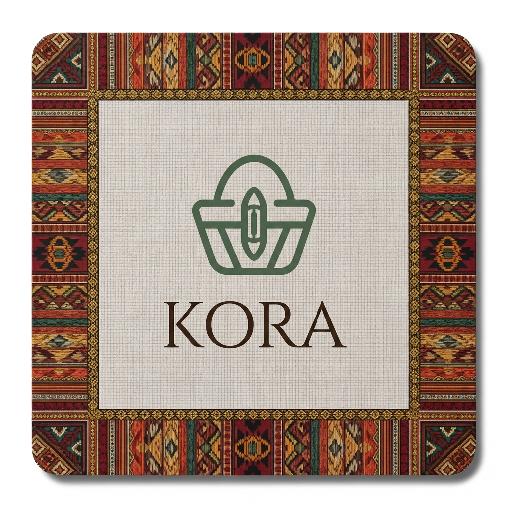 AI Design for please give me a border kora square size design kora for app